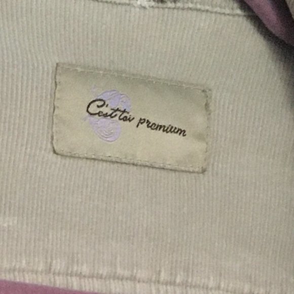 C'est Toi Premium khaki corduroy jacket S - Picture 7 of 11